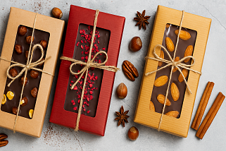 Как упаковать шоколад ручной работы: идеи красивой упаковки